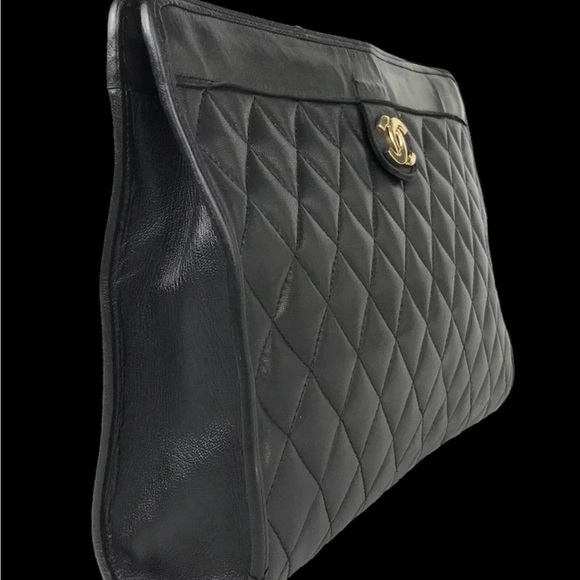 Vintage authentic bag clutch Chanel bag. - Picture 3 of 5